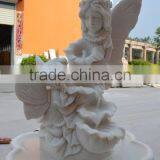 White Marble Angel Fountains thumbnail-2