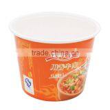 Plastic Noodle Bowl With IML Printing,Round Shape Disposable Noodle Containers With Lids thumbnail-2
