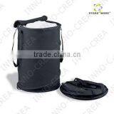 Neu Home Foldaway Hamper, Black thumbnail-2