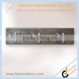 New Arrival Metal Wall Mouted Hook With Wooden Base for Hanging Clothes or Bags thumbnail-2