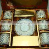 Clearance Sale Golden Arab Style Porcelain Tea Set thumbnail-1