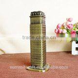 Vintage Bronze Flatiron Building Model Souvenir New York thumbnail-2