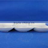 Plates Porcelain Different Shapes White thumbnail-5