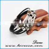 New Arrival Wholesale Multilayer Handmade Nautical Rope Hook Men Anchor Bracelet thumbnail-2