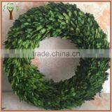 Christmas Decoration Preserved Boxwood Wreath thumbnail-1