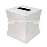 Unique White Metal Large Tissue Box for Used thumbnail-1