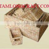 WATER HYACINTH BASKET/ TRAY TCC-BK19 thumbnail-1
