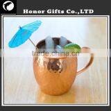 High Quality Manufacturer Hammered 100% Pure Copper Mug thumbnail-6