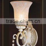 BISINI Royal Decorative Hand Paint Iron Hall Wall Lamp thumbnail-1