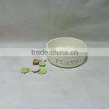 Wide Ceramic Dog Bowl thumbnail-1