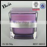 30 Gram Acrylic Cream Jar Purple for Cosmetics thumbnail-1