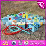 2017 New Design Toddlers Educational Wooden Lacing Toys W11E065 thumbnail-2