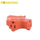 S60008 UL Listed 3 Outlet Grounding Wall Tap Converts 1 Grounded Outlets Into 3