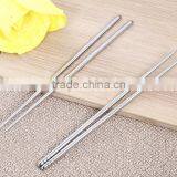 HT69 New Stainless Steel Healthy Chopsticks Gift Bulk Wholesale thumbnail-3