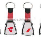 Custom Logo Mini Aircraft Buckle Seatbelt Keychain for Sky Team Airlines Corporate Gift & Merchandise thumbnail-3