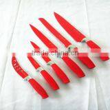 7 PCS White Spray Non-stick Knives Set thumbnail-2