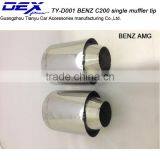 Car Accessories Dedicated Single Exhaust Pipe Muffler for B-enz Amg C200