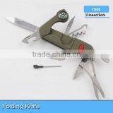 "STOCK" New Design Multi Knife Novelty Pocket Knife Multi Function Utility Kinfe LED Knife(TS06) thumbnail-1