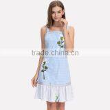 Latest Summer Women's Embroidery Dress Design thumbnail-3
