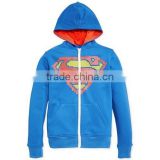 comics children's sports suits hoodie manufacturers superman hoodie
