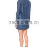 Hot Sale Ladies Classic Button up Casual Dance Shirt Cheap Price thumbnail-3
