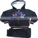 Sherpa Lining Boys Fleece Set Kids Wholesale Winter Clothes thumbnail-4