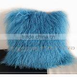 CX-D-04G New Fashion Genuine Mongolian Sheep Fur Latest Design Cushion Cover thumbnail-3