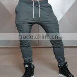 Dark Grey Mens Fashion Design Jogger Pants Blank Tapered Joggers Slim Fit Plain Design Cotton Fleece Sweatpants thumbnail-1