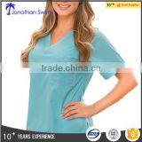 2017 Fashion V-neck Design Design Hospital Scrubs Uniforms thumbnail-1