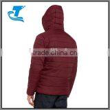 Men Winter Padded Nylon Jacket With Hood thumbnail-4