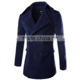 Hot Sale Good Quality Cheaper Price Boy Youth Style International Fan Woolen Long Men Winter Coat thumbnail-3
