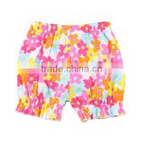 2017 Baby Boutique Clothes Wholesale Flower Gilrs' Summer Shorts Kids Fashionable Bloomers