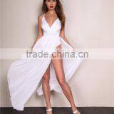 Runwaylover 029 New Fashion 2017 Ladies Sexy Deep V-Neck Maxi Dresses thumbnail-5