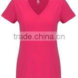 Next Level Apparel Women's Sueded S/S V-Neck Tee - Made From 60% Combed Ring-spun Cotton and 40% Polyester Jersey. thumbnail-2