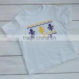 Wholesale Boys Summer Embroidery Pattern T-shirts Good Boys Children Dress thumbnail-1