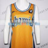 2016 Best Sublimation 100% Polyester Basketball Jersey Custom Logo Design Latest Basketball Jersey thumbnail-2
