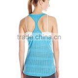 Women's Curved Hem Bright Color Mesh Tank Clothing Manufacturer thumbnail-6
