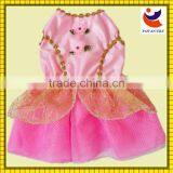 Factory Sale Pink Princess Dress Style Wholesale Dog Clothes thumbnail-1