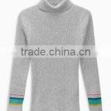 Winter Turtle Neck Sweater Design For Girl thumbnail-1