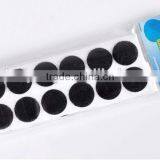 Coins, Squares, Tapes Hook and Loop ,sewn Black and White Color