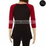 FACTORY Wholesale Colorful 3/4 Sleeve Raglan thumbnail-3