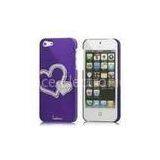 Customized Diamond Inlaid Electroplating Heart Balls Protective Case for IPhone 5 thumbnail-1
