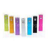 Lithium-ion ROHS 2600MAh USB Power Bank 5V , Colorful Lip Stick Quick Charger thumbnail-1
