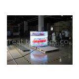 Light Weight P10 Outdoor Full Color Curved LED Screens With 96  96 pixels
