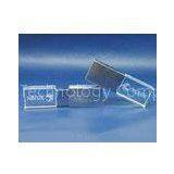 Transparent Acrylic Customized USB Flash Drive Crystal With Engraving Logo