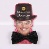 Size Ribbon Sequin Flashing Bow Tie With Trim thumbnail-3