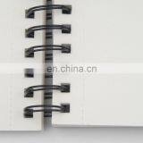 150gsm 60sheets peforated wire bound grey hard cover A3 Sketch pad