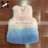 Fahion Real Fox Fur Vest With Factory Price Top Quality Fox Fur Waistcoat Women