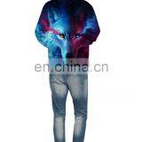 Wolf 3D Hoodie Printed, Sleeve Pullover Hoodie, Sports Hooded Sweatshirt for Women/Men thumbnail-3