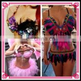 Aidocrystal Handmade Belly Dance Performance Costume for Women Belly Dance Costumes